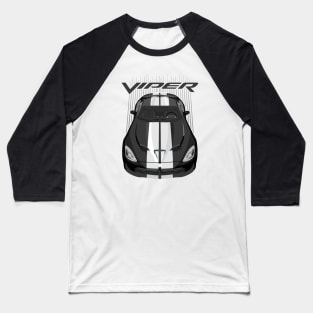 Viper SRT-black and white Baseball T-Shirt